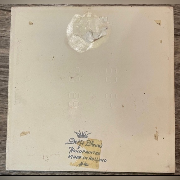 HAND-PAINTED IN HOLLAND -THE PHARMACIST & THE PASTEIBACKEN Large Tiles - Picture 5 of 8